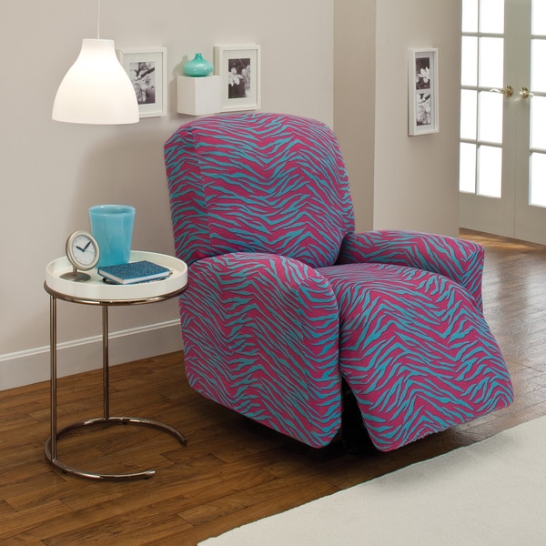 Stretch Jersey Zebra Large Recliner Slipcover   Shopping