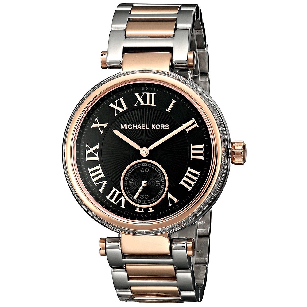 michael kors three tone watch