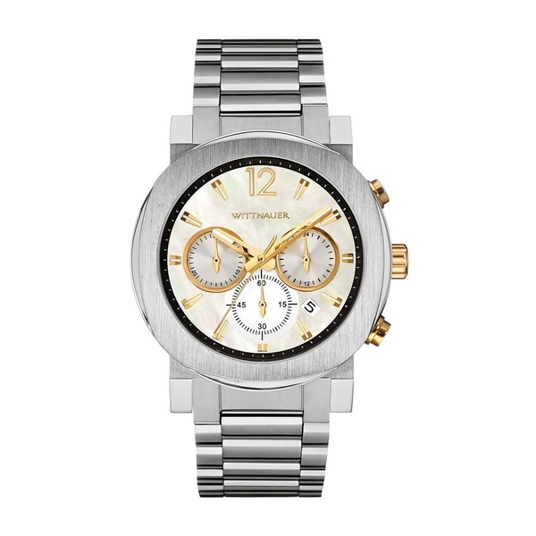 Wittnauer Men's WN3053 Stainless Steel Chronograph Watch - Free ...
