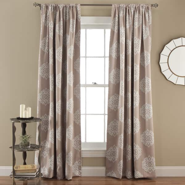 Lush Decor Sophie Room Darkening Curtain Window Panel Pair Set of 2 84 inch x 52 inch Blue 84X 52 Lush Decor Sophie Room Darkening Curtain Window Panel Pair Set of 2 84 inch x 52 inch Blue 84X 52