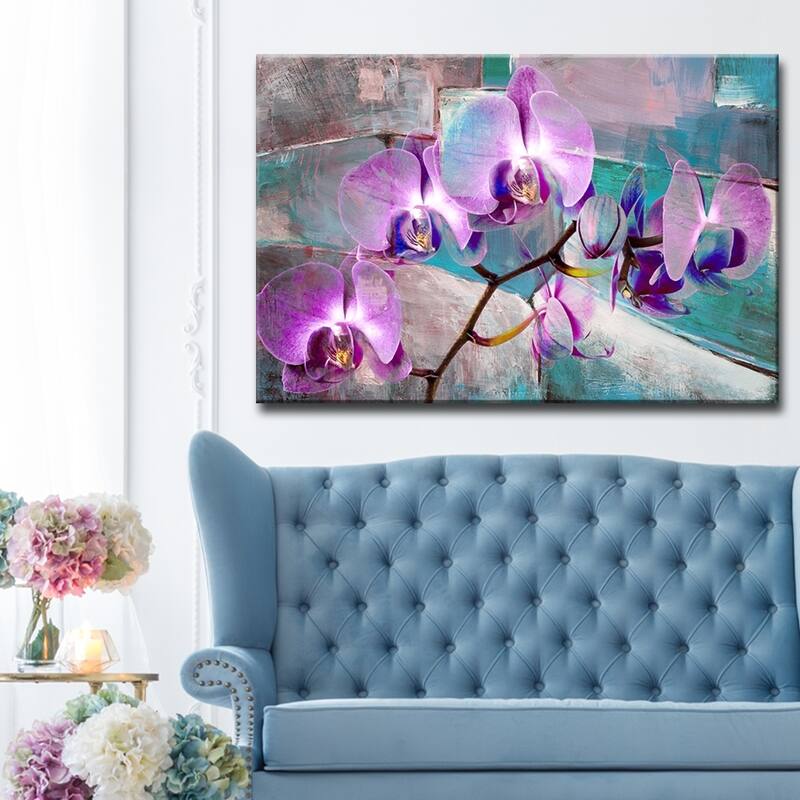 Ready2HangArt 'Painted Petals XIX' Canvas Wall Art