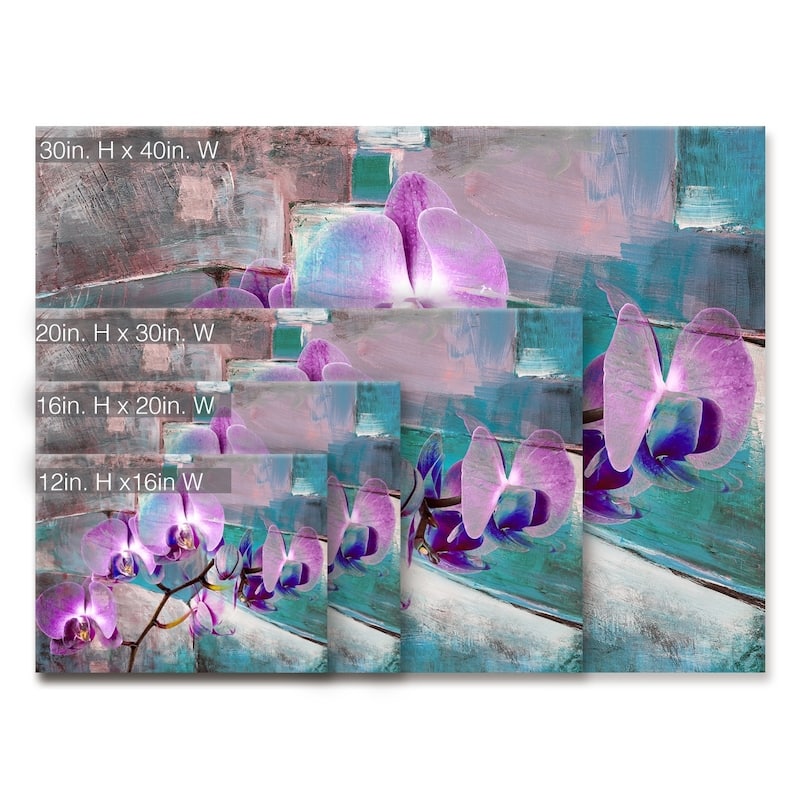 Ready2HangArt 'Painted Petals XIX' Canvas Wall Art