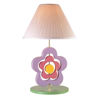 Lite Source Hippie Spinning Flower 1-light Table Lamp