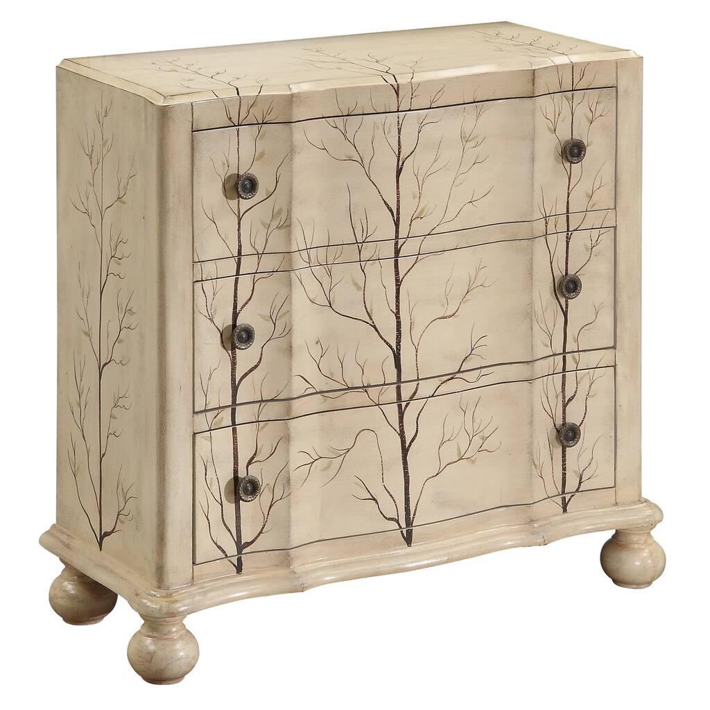 Christopher Knight Home Juneau Antique Ivory Three Drawer Chest