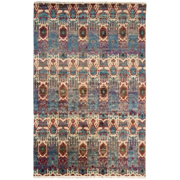 slide 2 of 2, Nourison Sari SAR03 Area Rug 5' 6" x 8' - Multi - Rectangle