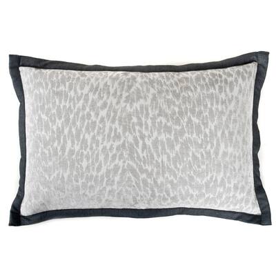 Jiti Silver Epona Border Traditional Decorative Pillow - 20 x 20