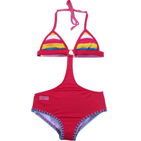 Shop Azul Swimwear Girls' Pink Hippie Hippie Shake Monokini - Free ...