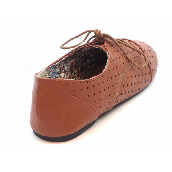 perforated oxfords womens