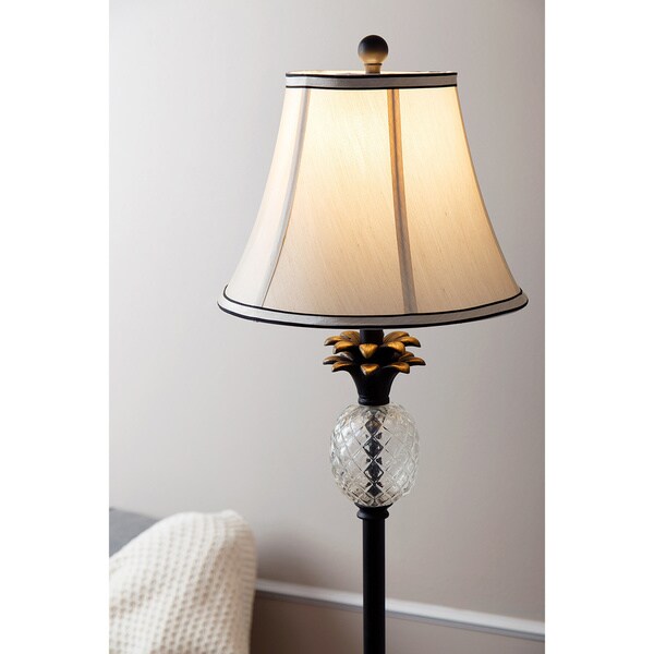 Abbyson Alexandra Antiqued Bronze Pineapple 61-inch Floor Lamp