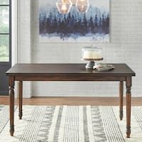 Simple Living Burntwood Dining Table - 29"h x 60"w x 36"d