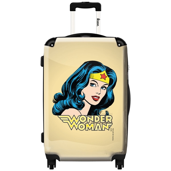 Shop iKase Wonder Woman Art 24inch Hardside Spinner Upright Suitcase