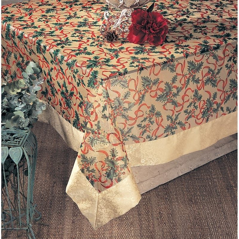 Printed Christmas Tablecloth