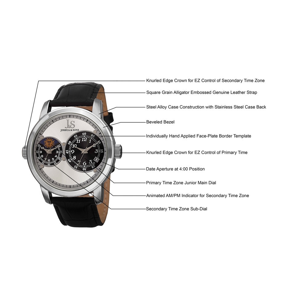Joshua-Sons-Mens-Swiss-Quartz-
