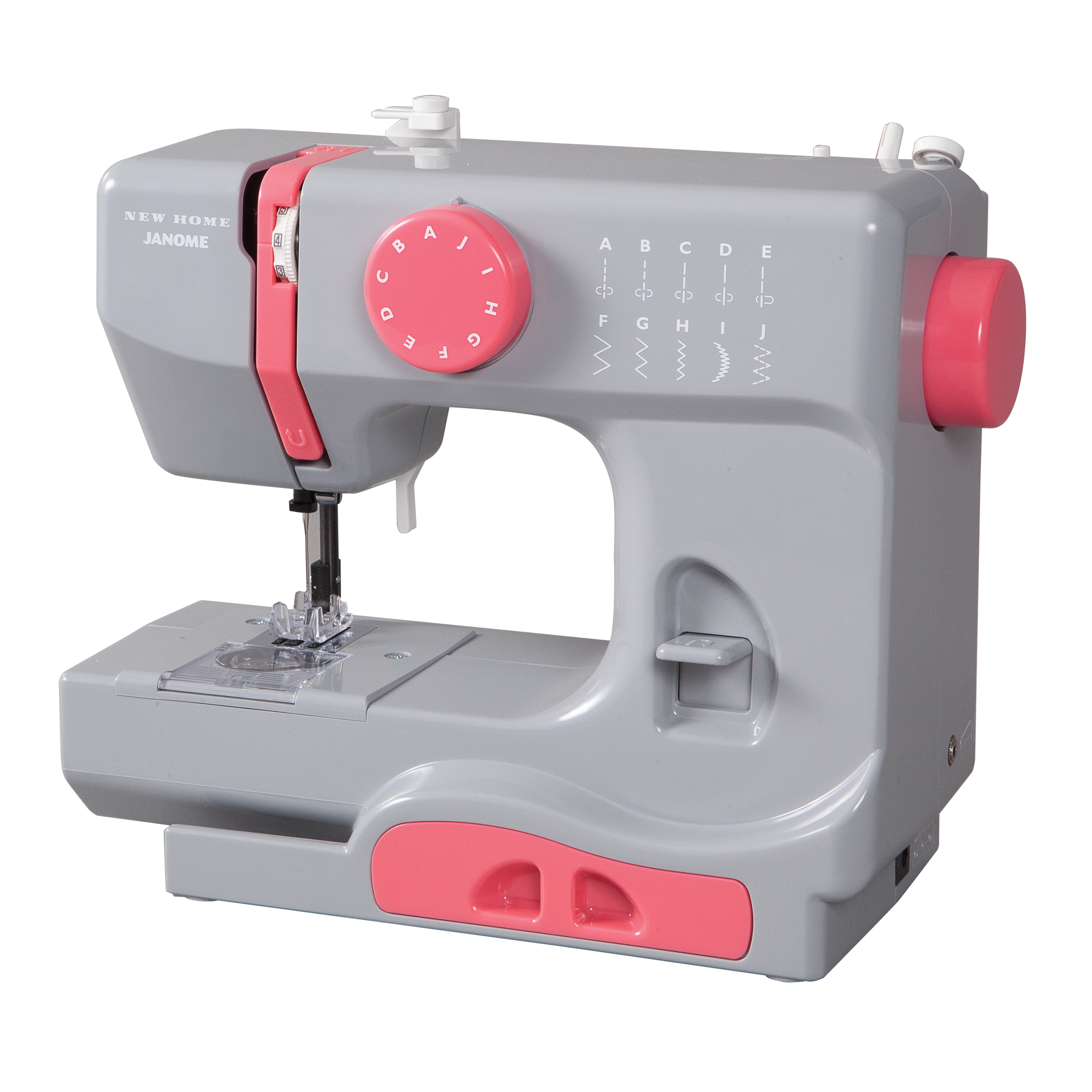  Janome Graceful Gray Basic, Easy-to-Use, 10-Stitch Portable, Compact  Sewing Machine with Free Arm only 5 pounds