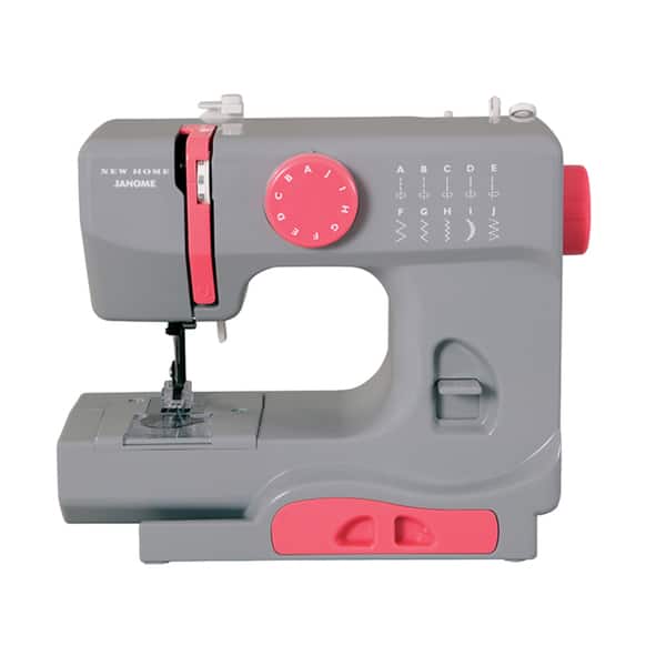  Janome Graceful Gray Basic, Easy-to-Use, 10-Stitch Portable, Compact  Sewing Machine with Free Arm only 5 pounds