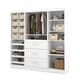 preview thumbnail 3 of 17, Pur 86-Inch Closet Organizer with Storage Cubbies by Bestar