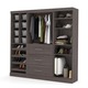preview thumbnail 17 of 17, Pur 86-Inch Closet Organizer with Storage Cubbies by Bestar