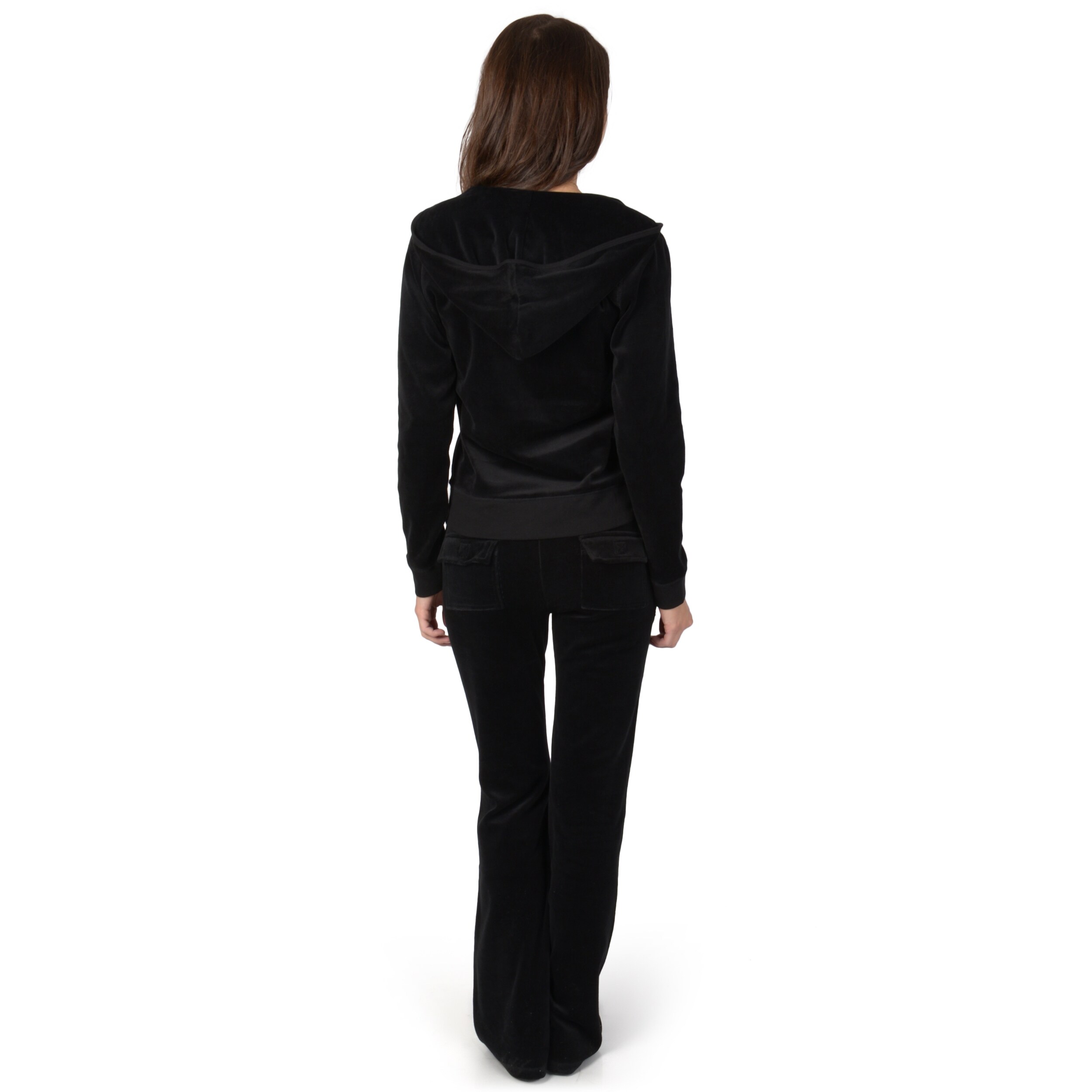 black velour lounge set