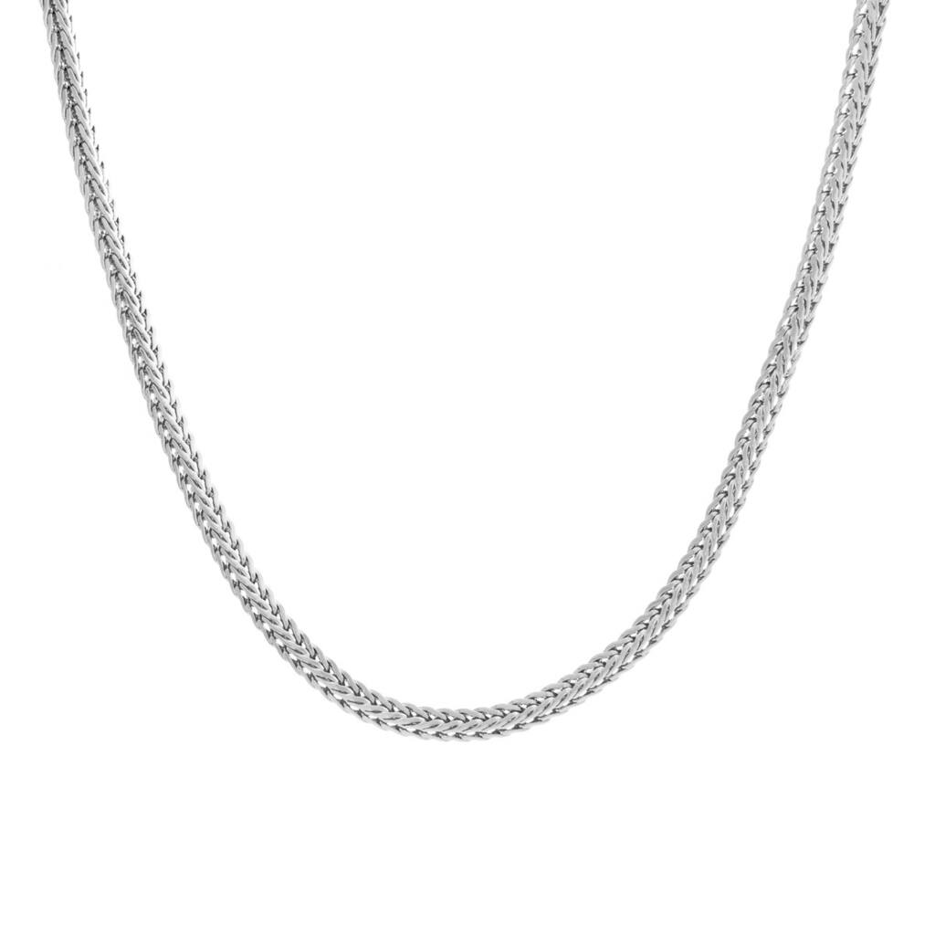 Sterling Silver Foxtail Chain Necklace