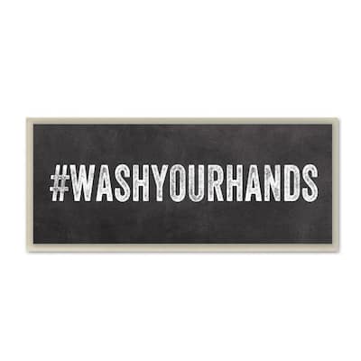 Stupell #Washyourhands Wall Plaque