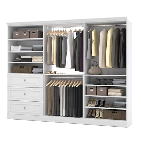 Versatile by Bestar 108-inch Classic Closet Organizer Kit