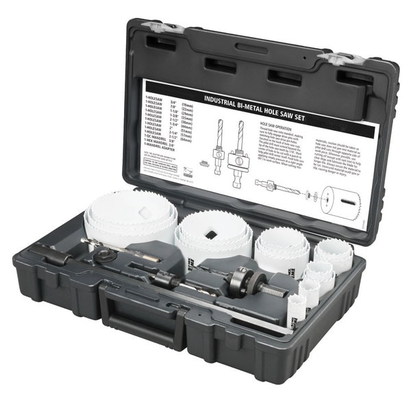 Disston Tool BLU MOL 20 piece Industrial Hole Saw Kit