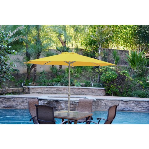 Aluminum Patio Market Umbrella Tilt with Grey Pole