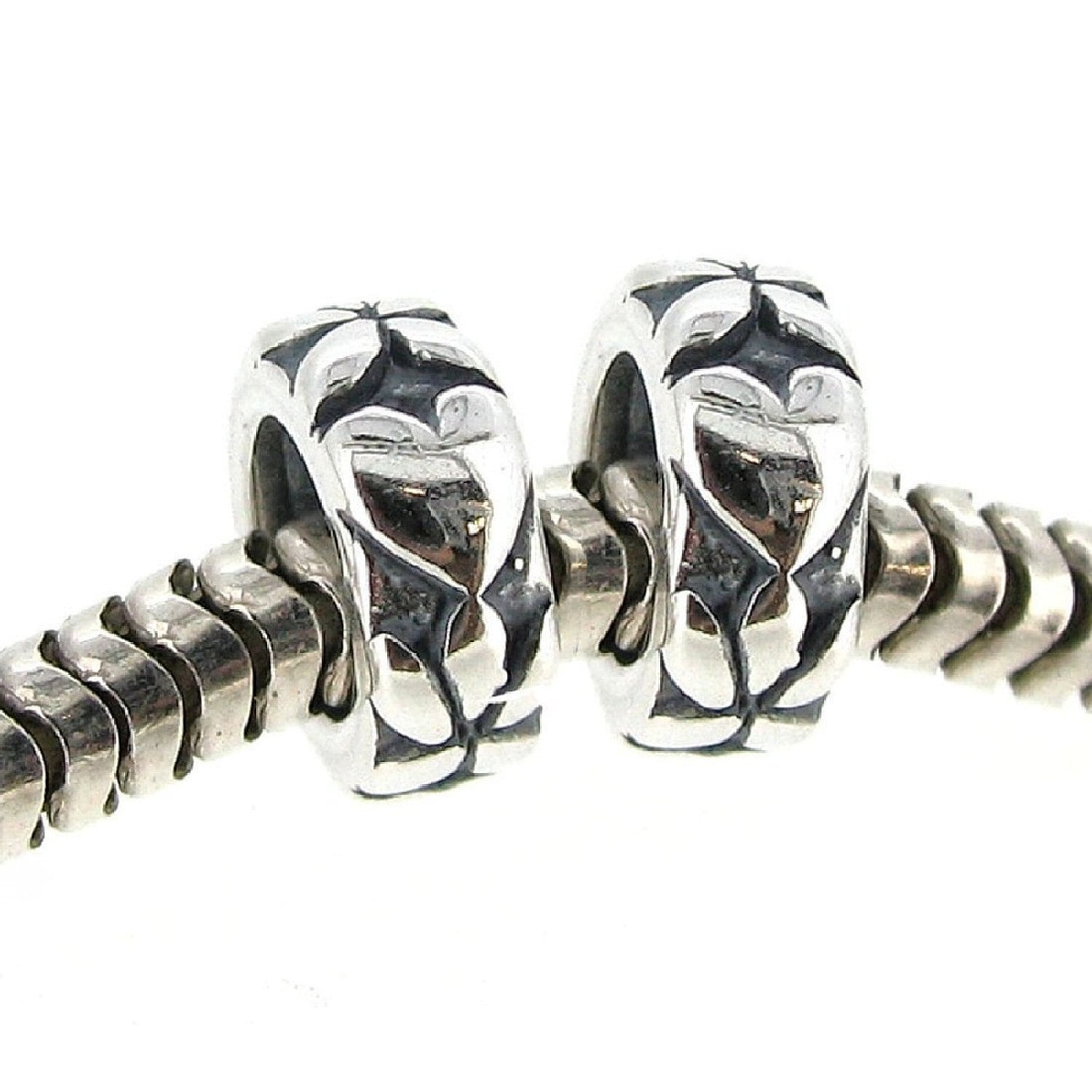 Sterling Silver Oxidized Year 2018 Graduation Cap Dangle Bead Charm