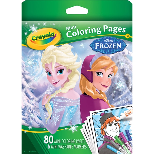 Download Shop Crayola Mini Disney Coloring Book-Frozen - Overstock - 9628074