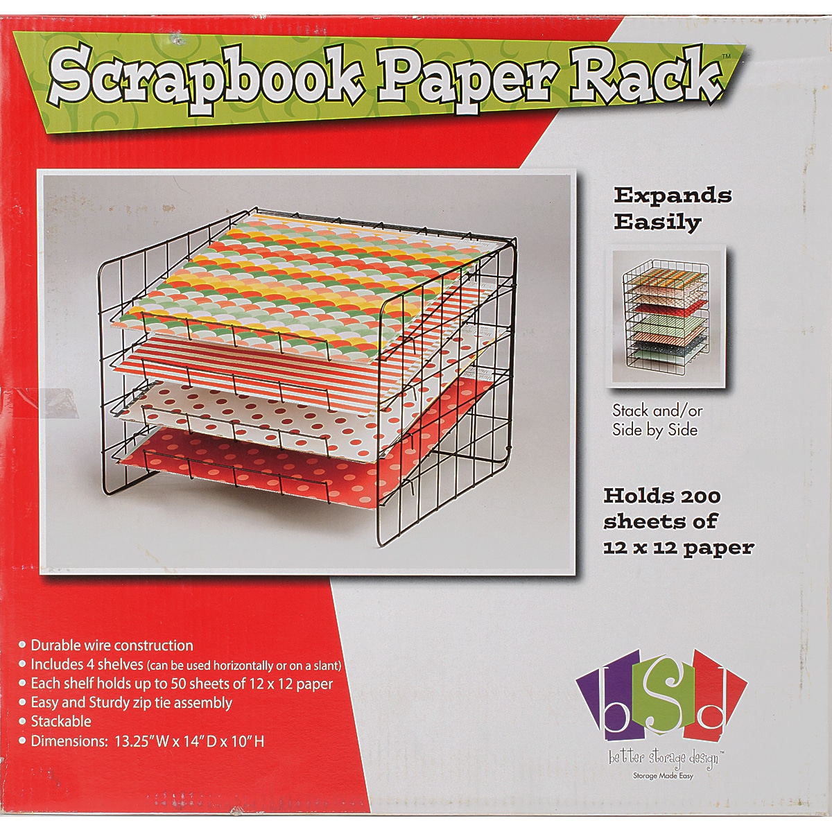 Making a Great Scrapbook Paper Rack