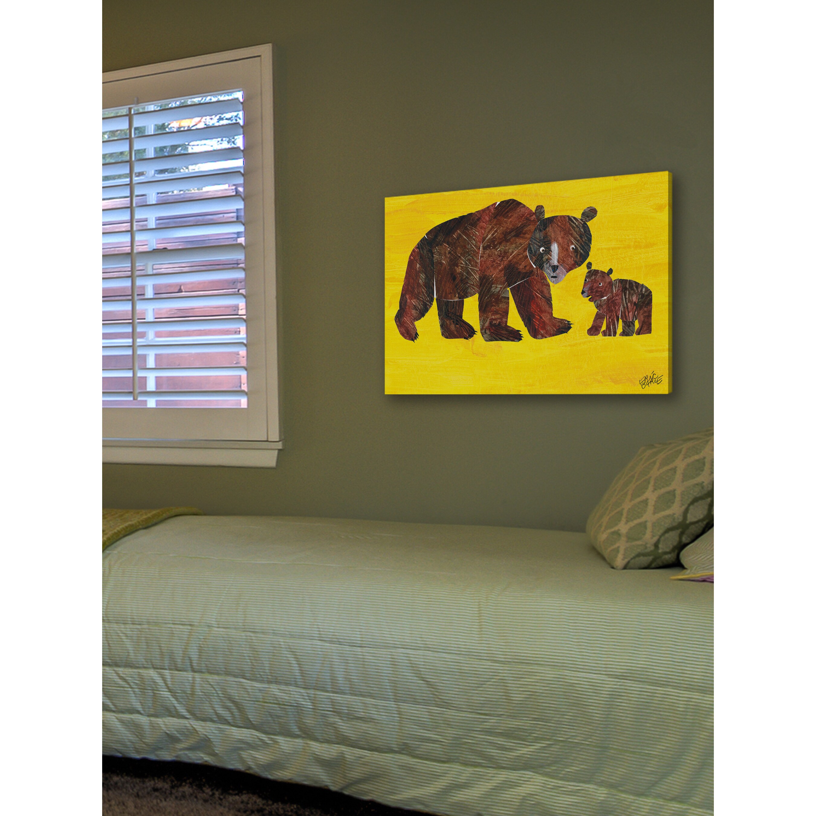 Marmont Hill - Handmade Baby Bear Mama Bear 2 Childrens Canvas Art - On  Sale - Bed Bath & Beyond - 9628824