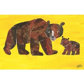 Marmont Hill - Handmade Baby Bear Mama Bear 2 Childrens Canvas Art - Bed  Bath & Beyond - 9628824