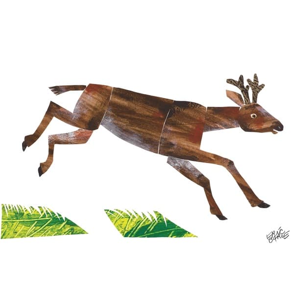 Baby Bear Character Art Mule Deer Canvas Print by Eric Carle - Multi ...