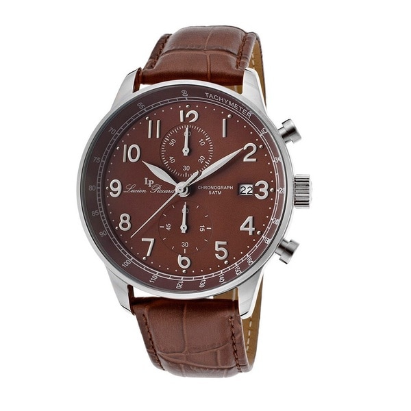 Lucien Piccard Mens LP 10503 04 BR Montilla Brown Watch   16814565