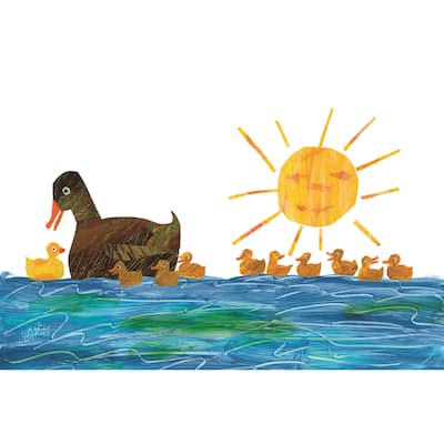 Marmont Hill - Handmade 10 Little Rubber Ducks Ducklings 1 Canvas Art