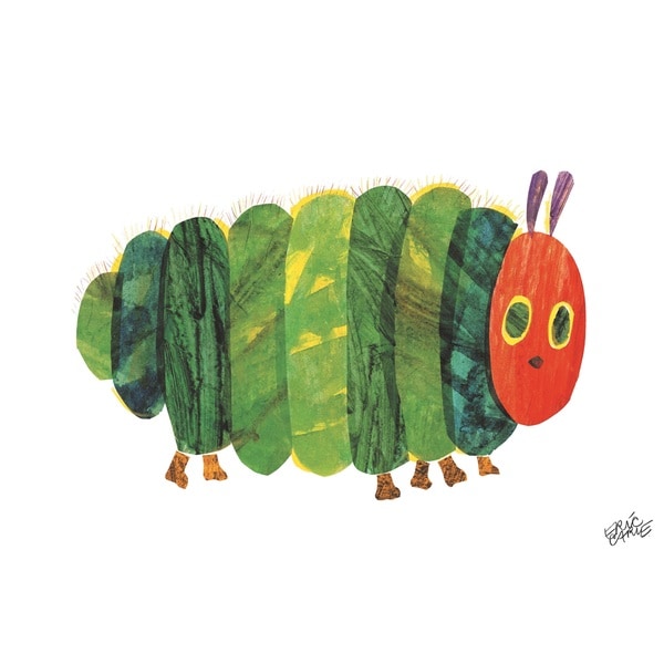 Eric Carle The Very Hungry Caterpillar Character Art Caterpillar Fat