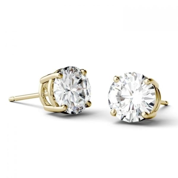 1 ct moissanite earrings