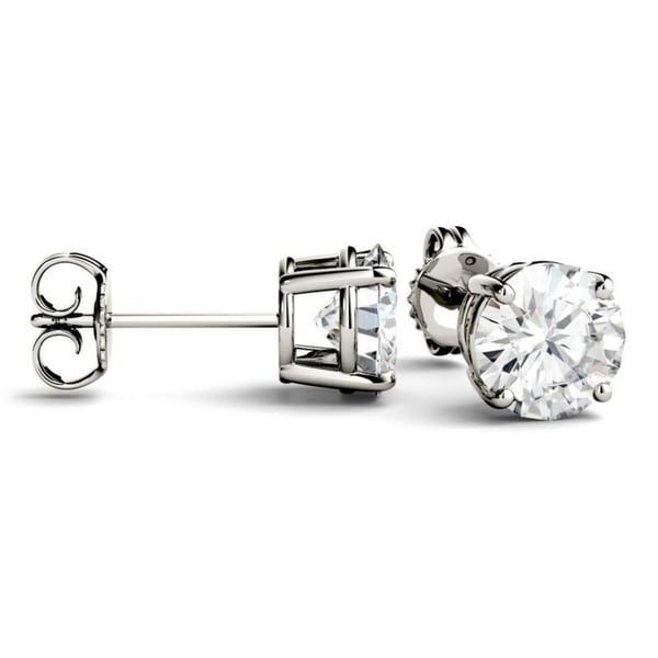 1 ct moissanite earrings