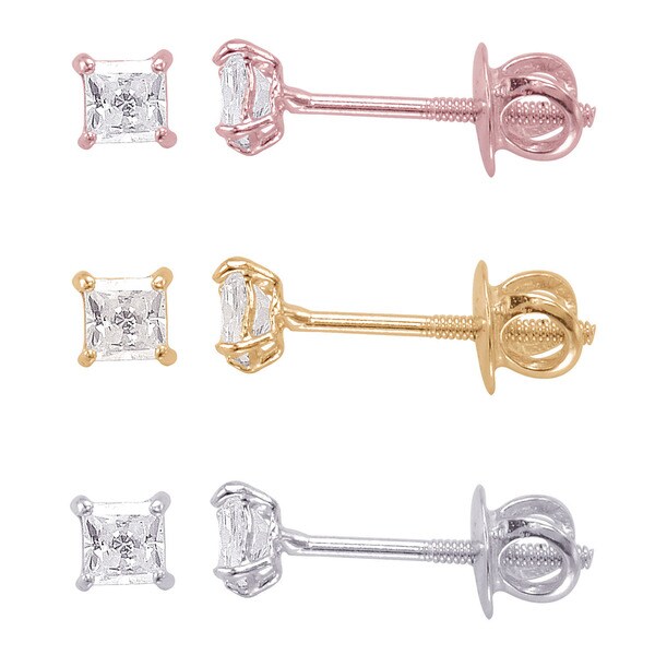 Sterling silver screw back stud earrings Clearance