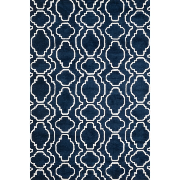 Aaron Moroccan Microfiber Woven Rug (3'6 x 5'6)