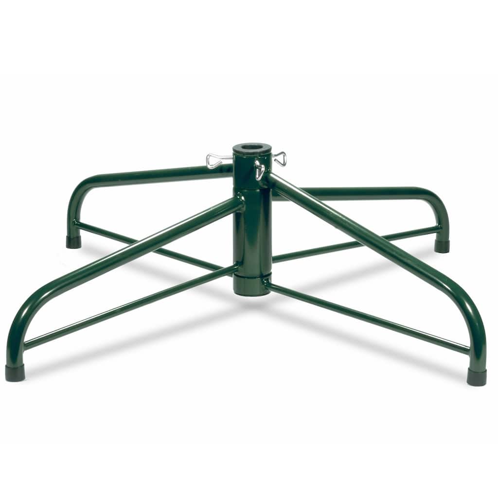 National Tree Company 36 in. Folding Tree Stand for 9 to 12-foot Trees (With 2-inch Pole) - Green - 3 ft