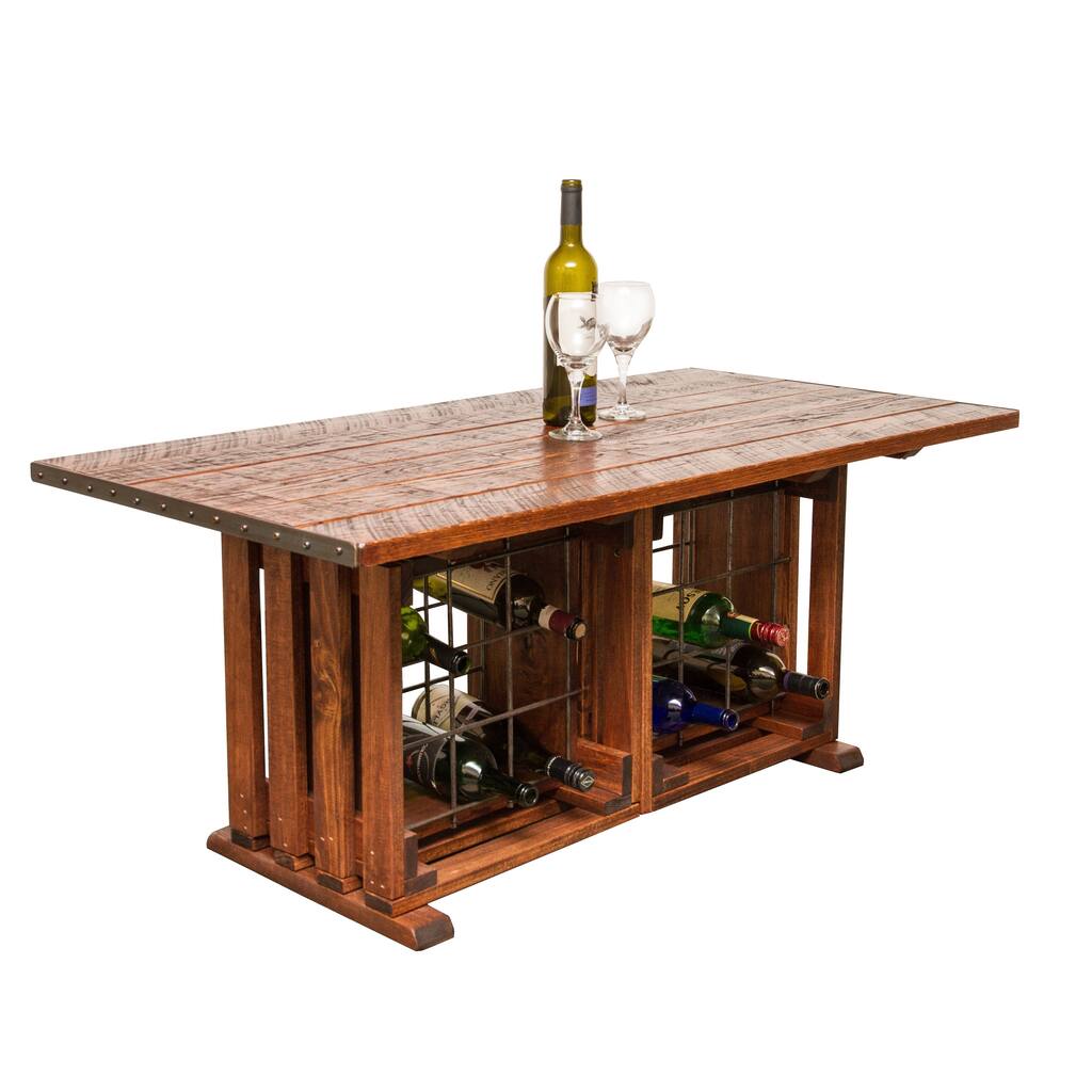 Coffee Table with Wine Rack