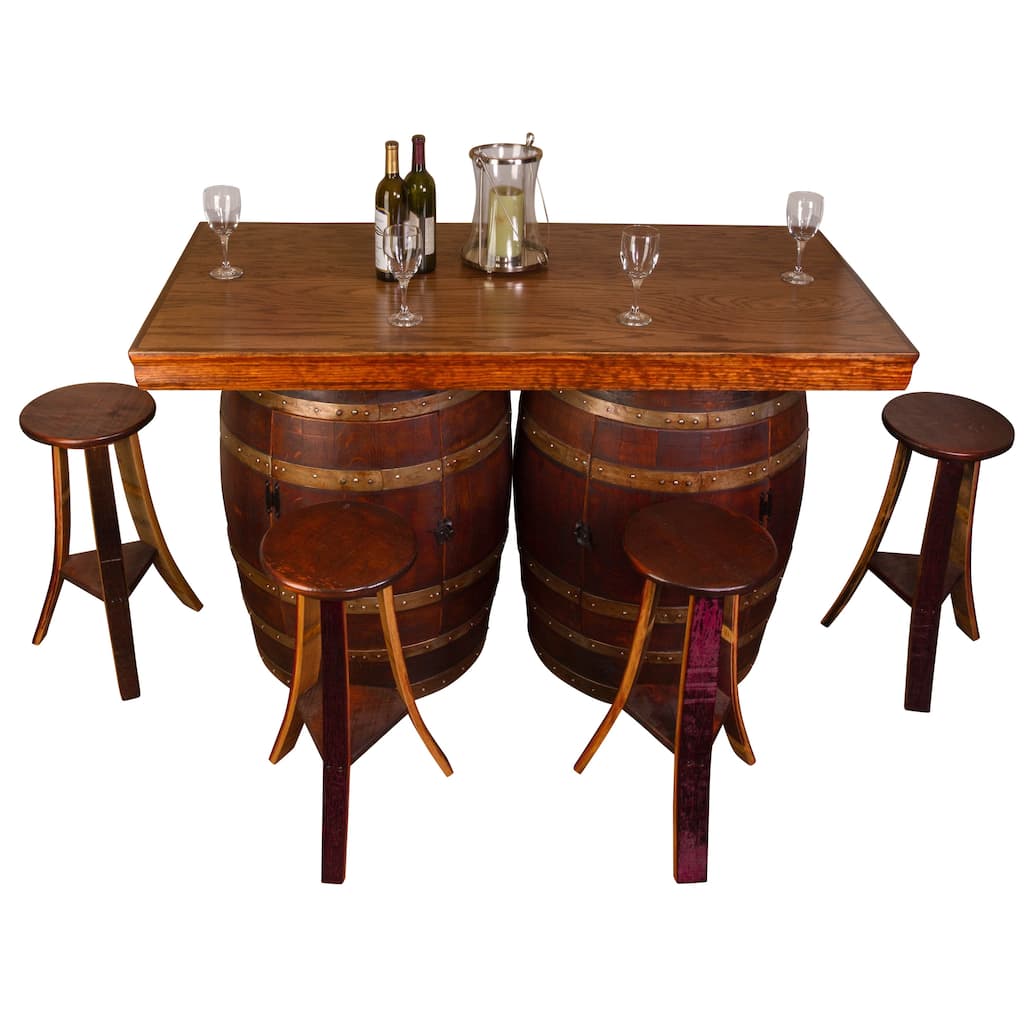 Wine Barrel Bar/Island Set