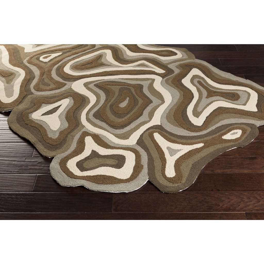 Hand-Hooked Santos Area Rug