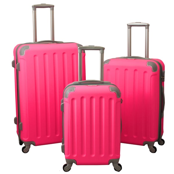 Departures 3-Piece Hardside Spinner Luggage Set With Combination Lock - Free Shipping Today ...