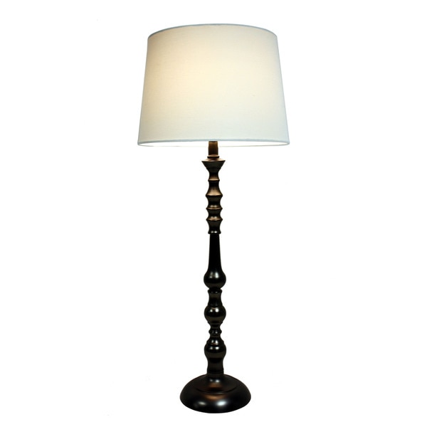 Hunt and Company Large Antique Nickel Table Lamp