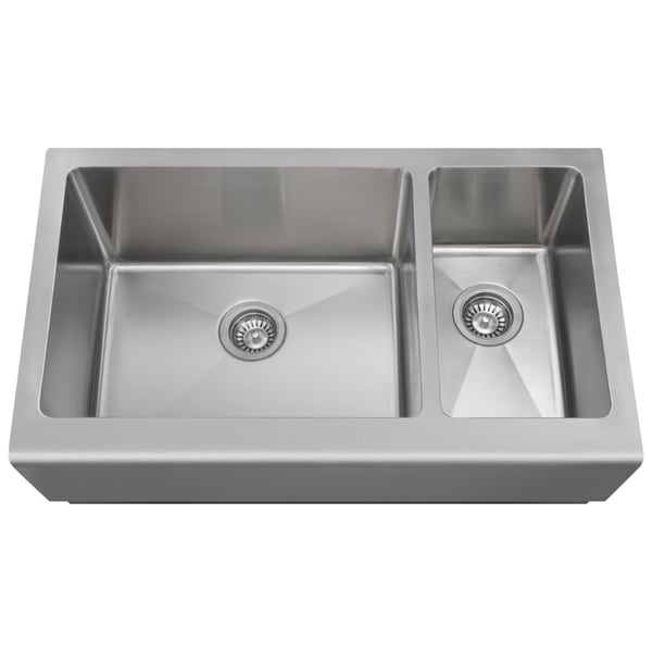 MR Direct 407 Offset Stainless Steel Apron Sink