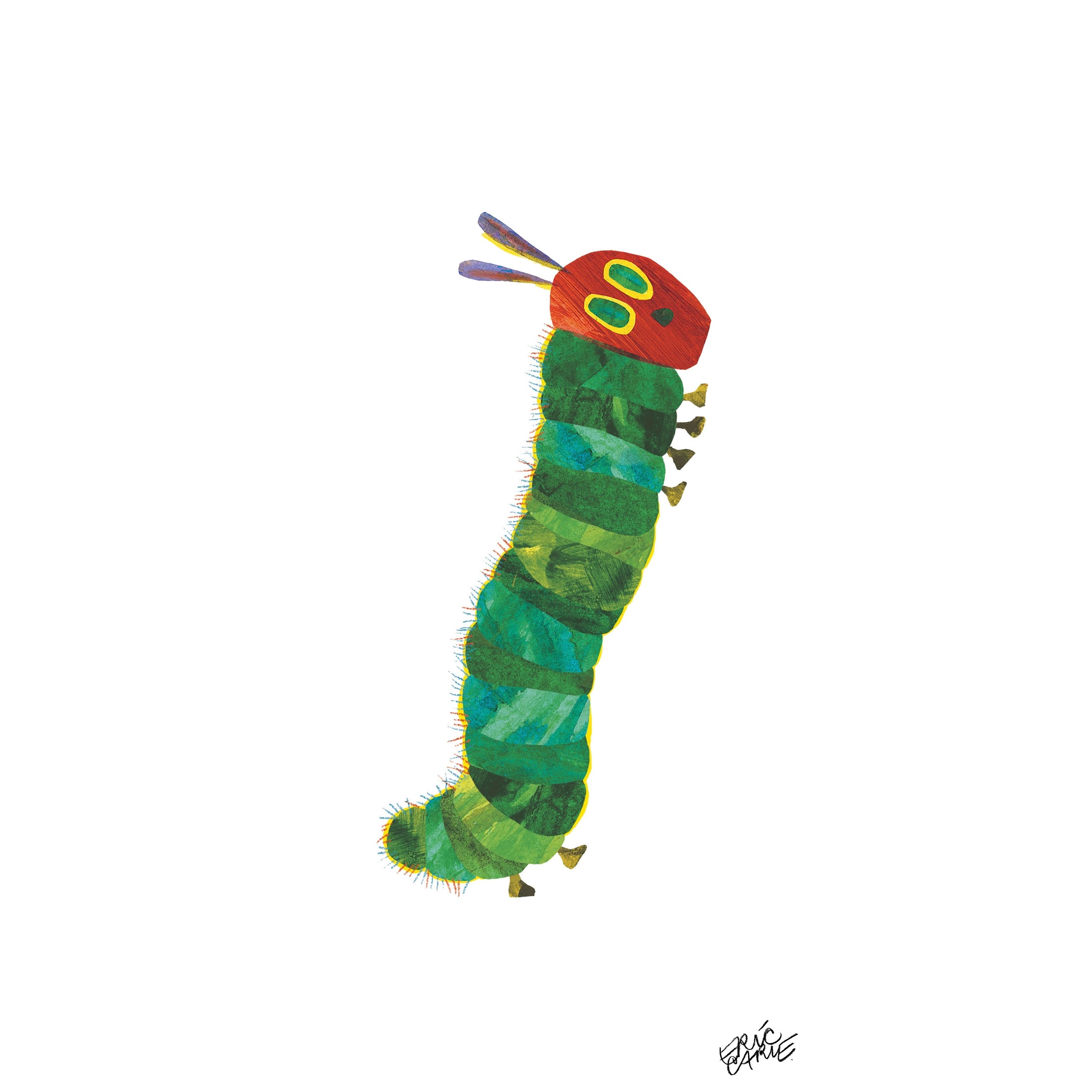 Eric Carle The Very Hungry Caterpillar Character Art Caterpillar 9 ...