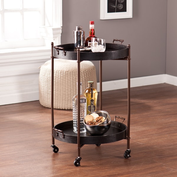 Harper Blvd Arnaud 2 Tier Round Butler Table Free Shipping Today Harper Blvd Arnaud 2 Tier Round Butler Table