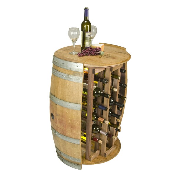 Shop 28 Bottle Round Wine Rack Free Shipping Today